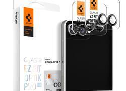 Spigen Optik Pro HD GLAS.TR EZ Fit Camera Protector 2-Pack - Szkło ochronne na obiektyw do Samsung Galaxy Z Flip 7 (Czarny)