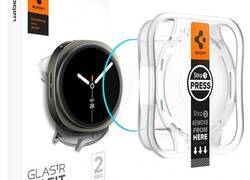 Spigen GLAS.TR EZ FIT 2-Pack - Szkło hartowane do Samsung Galaxy Watch 8 44 mm (2 szt)