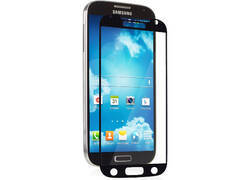 Moshi iVisor XT - Przezroczysta folia ochronna Full Face Samsung Galaxy S4 (czarny)