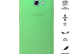 PURO 0.3 Nude - Etui Samsung Galaxy A3 (2017) (Fluo Green)
