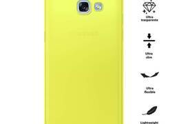 PURO 0.3 Nude - Etui Samsung Galaxy A3 (2017) (Fluo Yellow)