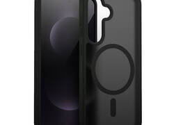 Crong Hybrid Matte Magnetic - Etui MagSafe Samsung Galaxy S25 FE (czarny)