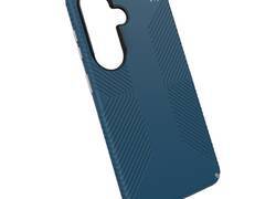 Speck Presidio2 Grip Magnet - Etui Samsung Galaxy S26 MagSafe (Deep Sea/Silver Metallic/Spell Blue)