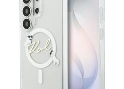 Karl Lagerfeld IML KC Script MagSafe - Etui Samsung Galaxy S26 Ultra (przezroczysty)