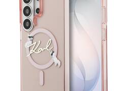 Karl Lagerfeld IML KC Script MagSafe - Etui Samsung Galaxy S26 Ultra (różowy)