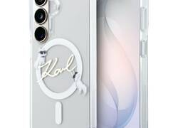 Karl Lagerfeld IML KC Script MagSafe - Etui Samsung Galaxy S26 (przezroczysty)