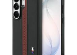 BMW M Perforated Stripe Logo MagSafe - Etui Samsung Galaxy S26 Ultra (czerwony)