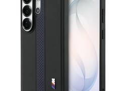 BMW M Perforated Stripe Logo MagSafe - Etui Samsung Galaxy S26 Ultra (niebieski)