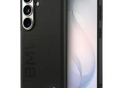 BMW Leather Hot Stamp MagSafe - Etui Samsung Galaxy S26 (czarny)