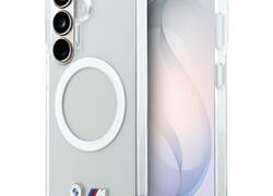 BMW IML Shockproof Metal Logo MagSafe - Etui Samsung Galaxy S26 (przezroczysty)