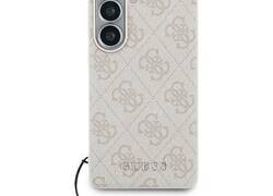 Guess 4G Classic Logo Charm MagSafe - Etui Samsung Galaxy S26 (różowy)