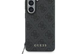 Guess 4G Classic Logo Charm MagSafe - Etui Samsung Galaxy S26 (czarny)