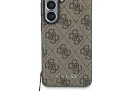 Guess 4G Classic Logo Charm MagSafe - Etui Samsung Galaxy S26 (bršzowy)