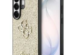Guess Fixed Glitter Big 4G Metal Logo - Etui Samsung Galaxy S26 Ultra (złoty)