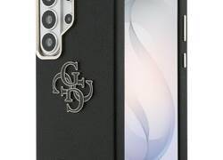 Guess Grained Big 4G Metal Logo - Etui Samsung Galaxy S26 Ultra (czarny)
