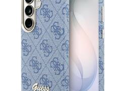 Guess 4G Script MagSafe - Etui Samsung Galaxy S26 (niebieski)