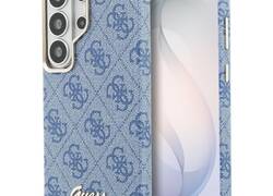 Guess 4G Script MagSafe - Etui Samsung Galaxy S26 Ultra (niebieski)