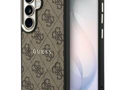 Guess 4G Embossed Ring MagSafe - Etui Samsung Galaxy S26+ (bršzowy)