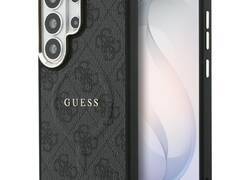Guess 4G Embossed Ring MagSafe - Etui Samsung Galaxy S26 Ultra (czarny)
