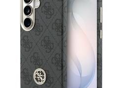 Guess 4G Rhinestone Round Logo MagSafe - Etui Samsung Galaxy S26 (czarny)