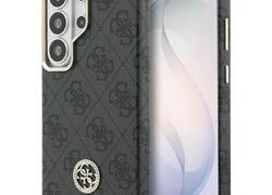 Guess 4G Rhinestone Round Logo MagSafe - Etui Samsung Galaxy S26 Ultra (czarny)