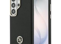 Guess Rhinestone Round Logo MagSafe - Etui Samsung Galaxy S26 Ultra (czarny)