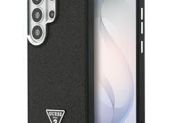 Guess Fixed Glitter Triangle MagSafe - Etui Samsung Galaxy S26 Ultra (czarny)