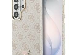 Guess 4G Triangle Logo MagSafe - Etui Samsung Galaxy S26 Ultra (różowy)