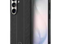 Mercedes Laurel Leaves Vertical Stripes MagSafe - Etui Samsung Galaxy S26 (czarny)