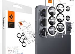 Spigen Optik Pro HD GLAS.TR EZ Fit Camera Protector 2-Pack - Szkło ochronne na obiektyw do Samsung Galaxy S26 Ultra (2 szt)(Czarny)