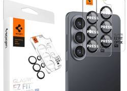 Spigen Optik Pro HD GLAS.TR EZ Fit Camera Protector 2-Pack - Szkło ochronne na obiektyw do Samsung Galaxy S26+ (2 szt)(Czarny)