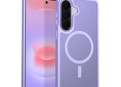 Crong Hybrid Matte Magnetic - Etui MagSafe Samsung Galaxy A37 / A36 (lawendowy)