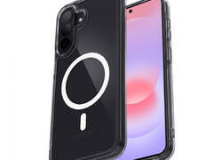 Crong Hybrid Clear Magnetic - Etui MagSafe Samsung Galaxy A37 / A36 (przezroczysty)