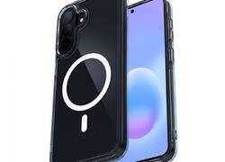 Crong Hybrid Clear Magnetic - Etui MagSafe Samsung Galaxy A57 (przezroczysty)