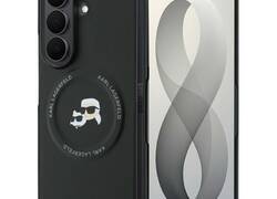 Karl Lagerfeld Karl & Choupette Pins MagSafe - Etui Samsung Galaxy Z Fold 8 Ultra (czarny)