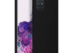 Crong Color Cover - Etui Samsung Galaxy A51 (czarny)