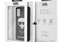 Karl Lagerfeld Fullbody Silicone Iconic - Etui Samsung Galaxy S20 (Black) - zdjęcie 7