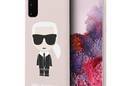 Karl Lagerfeld Fullbody Silicone Iconic - Etui Samsung Galaxy S20 (Pink) - zdjęcie 1