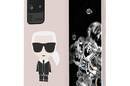 Karl Lagerfeld Fullbody Silicone Iconic - Etui Samsung Galaxy S20 Ultra (Pink) - zdjęcie 1
