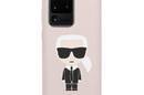 Karl Lagerfeld Fullbody Silicone Iconic - Etui Samsung Galaxy S20 Ultra (Pink) - zdjęcie 5