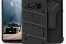 Zizo Bolt Cover - Pancerne etui Samsung Galaxy S8 ze szkłem 9H na ekran + podstawka & uchwyt do paska (Black) - zdjęcie 4