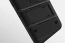 Zizo Bolt Cover - Pancerne etui Samsung Galaxy S8 ze szkłem 9H na ekran + podstawka & uchwyt do paska (Black) - zdjęcie 9