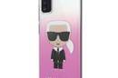 Karl Lagerfeld Iconic Karl Gradient - Etui Samsung Galaxy A41 (różowy) - zdjęcie 1