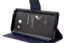 Mercury Fancy Diary - Etui Samsung Galaxy A3 (2017) z kieszeniami na karty + stand up (fuksja/granatowy) - zdjęcie 3
