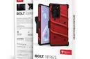 Zizo Bolt Cover - Pancerne etui Samsung Galaxy Note 20 Ultra + podstawka & uchwyt do paska (Red/Black) - zdjęcie 6