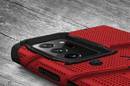 Zizo Bolt Cover - Pancerne etui Samsung Galaxy Note 20 Ultra + podstawka & uchwyt do paska (Red/Black) - zdjęcie 7