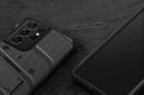 Zizo Bolt Cover - Pancerne etui Samsung Galaxy S21 Ultra 5G ze szkłem 9H na ekran + podstawka & uchwyt do paska (czarny) - zdjęcie 7