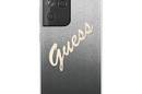 Guess Glitter Gradient Script - Etui Samsung Galaxy S21 Ultra (czarny) - zdjęcie 1