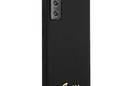 Guess Silicone Script Metal Logo - Etui Samsung Galaxy S21+ (czarny) - zdjęcie 4