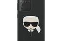 Karl Lagerfeld Saffiano Ikonik Karl`s Head - Etui Samsung Galaxy S21 Ultra (czarny) - zdjęcie 1